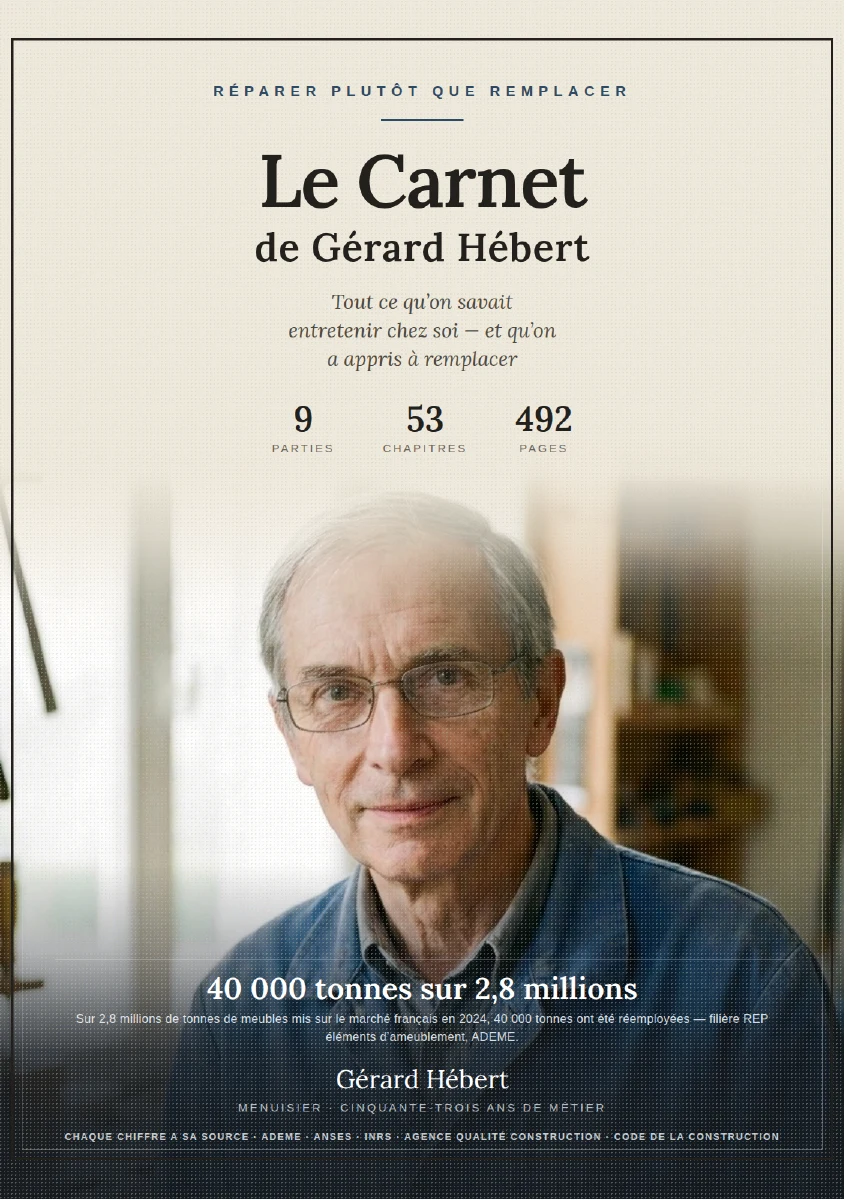 Couverture du livre numérique Le Carnet de Gérard Hébert